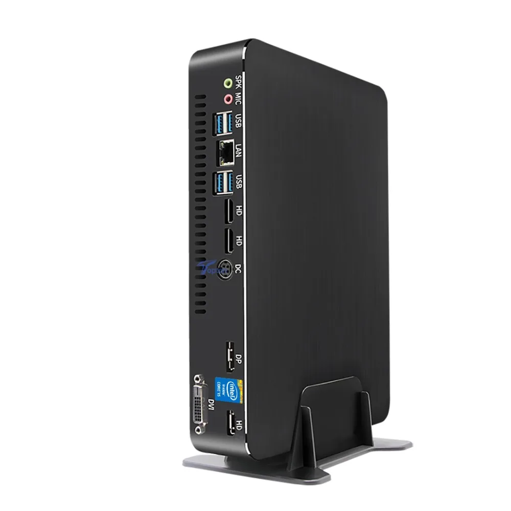 Мини игровой ПК Intel Core i7-8700 i5-8500 i3-8100 GTX 1650 4GB Win10 настольный компьютер M.2+ 2,5 ''SATA 7* USB 4K DP HDMI2.0 DVI AC Wi-Fi