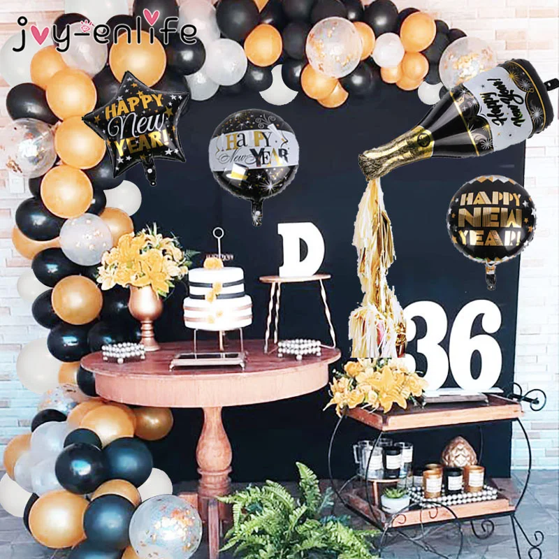 Рождественские украшения для дома с новым годом вечерние 2021 черный баннер