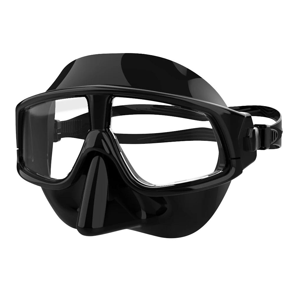 

Маска для подводного плавания для взрослых, силиконовые очки для фридайвинга, маска для подводного плавания, водонепроницаемые противотум...