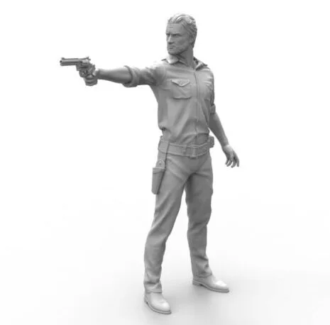1/35 Resin Model Building Kit Figure Standing person | Игрушки и хобби