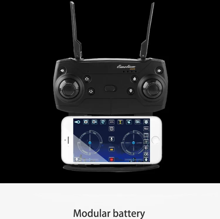 Дрон wifi FPV широкоугольный HD 1080P камера режим удержания высоты складной рычаг RC