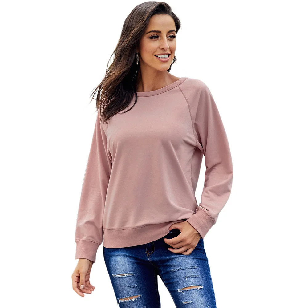 Женская свободная толстовка осень и зима европейский американский Дикий