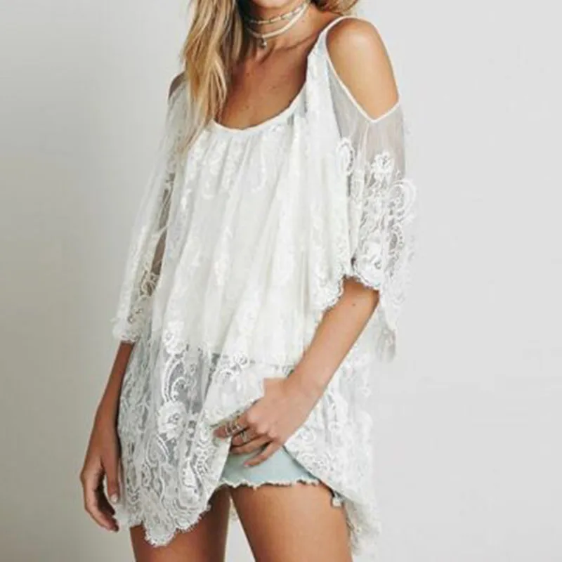 

Летняя женская накидка, купальный костюм для пляжа, кружевное вязаное бикини, повседневный пляжный костюм, свободное платье с вырезами на п...