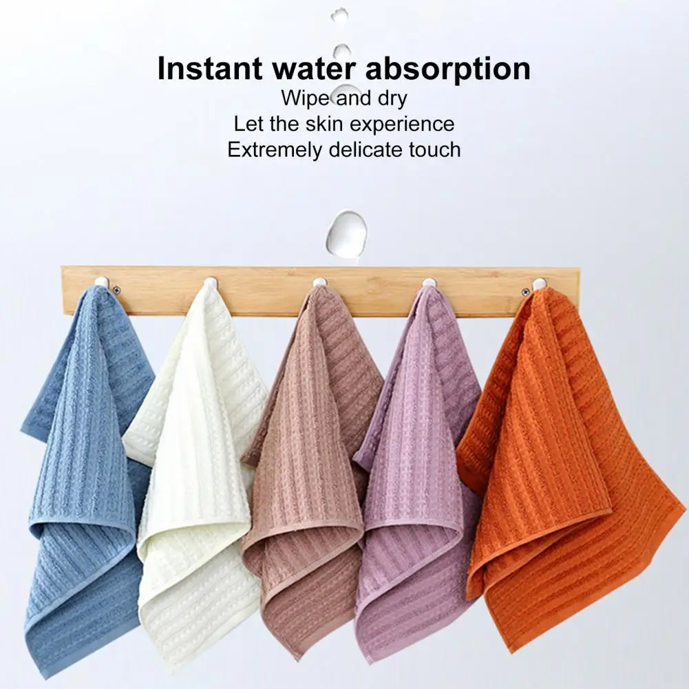 

Cotton Excellent Fadeless Thickened Bath Towel 6 Colors Towel Skin-friendly for Hotel