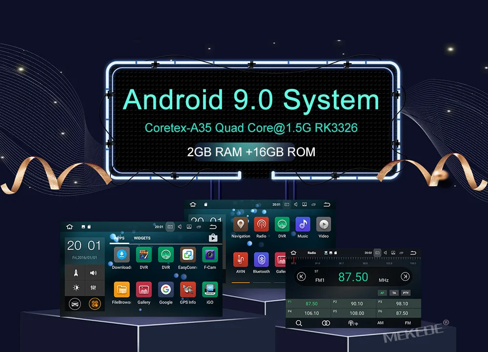 HD 1024x600 PX30 " чистый Android 9,0 2+ 16G Автомобильный gps-навигатор для Kia Soul 2013- BT автомобильный Радио dvd cd wifi