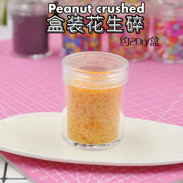 Peanut crushed Кристалл грязи слизи грязи блеск наполнитель для слизи украшения блестки DIY поставки грязи ювелирные изделия игрушки 14 видов материалов другие инструменты - Цвет: Peanut crushed