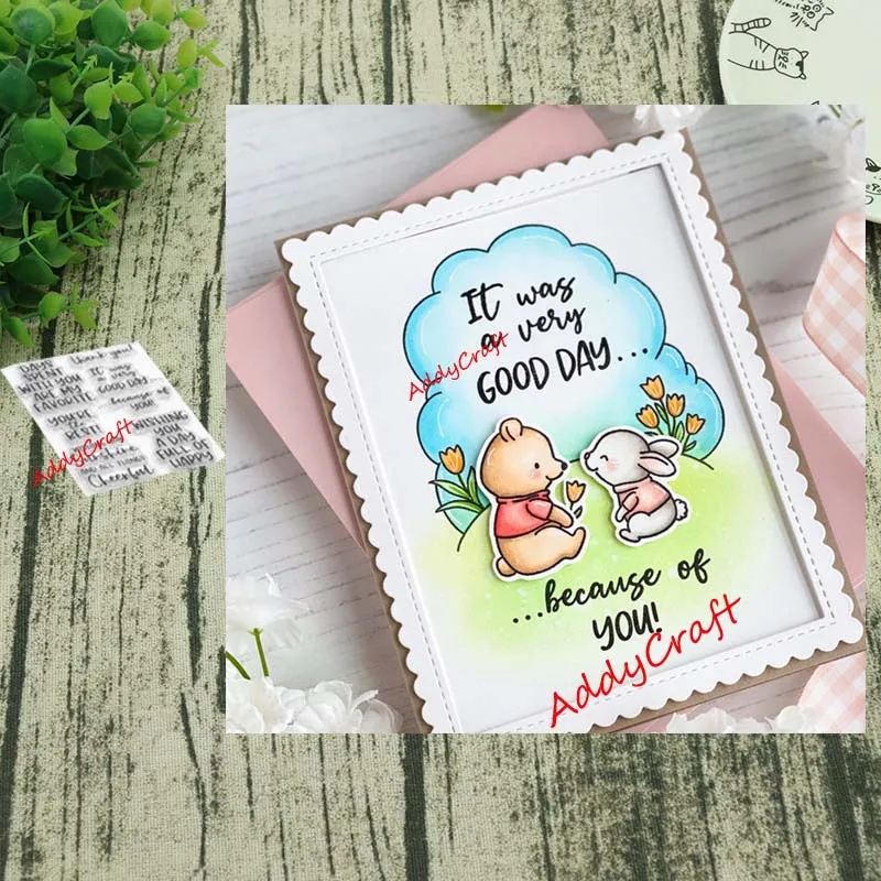 Письмо прозрачные наклейки и металлический Трафаретный вырубной штамп для