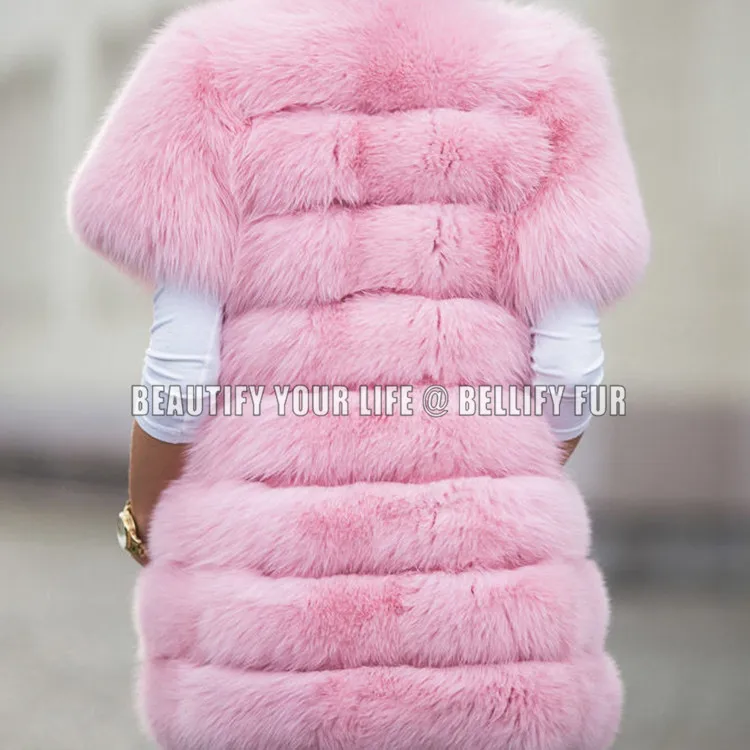 

Women's Real Fur Vest,Stylish Lovely pInk color short sleeve stylish natural fur Vest f12