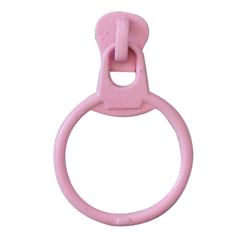 10 шт. полимерные застежки молнии тянуть кольцо карамельного цвета молния слайдер