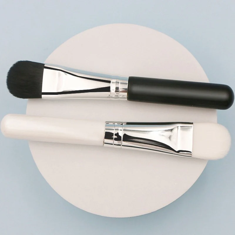 

3 Colors Acrylic Handle Makeup Brushes Facial Skin Mask Brush Cosmetic Brushes Make Up Tool Synthetic Fiber Skin Face Care Tool