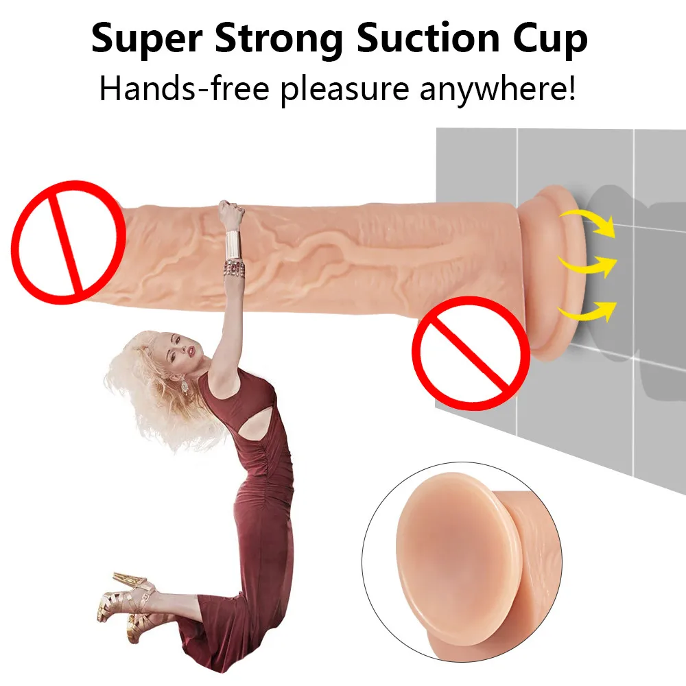 Реалистичный фаллоимитатор Анальная пробка реалистичный сильный член