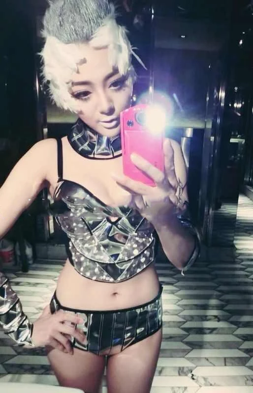 Джаз наряд танцевальные костюмы серебряный костюм с пайетками полюс