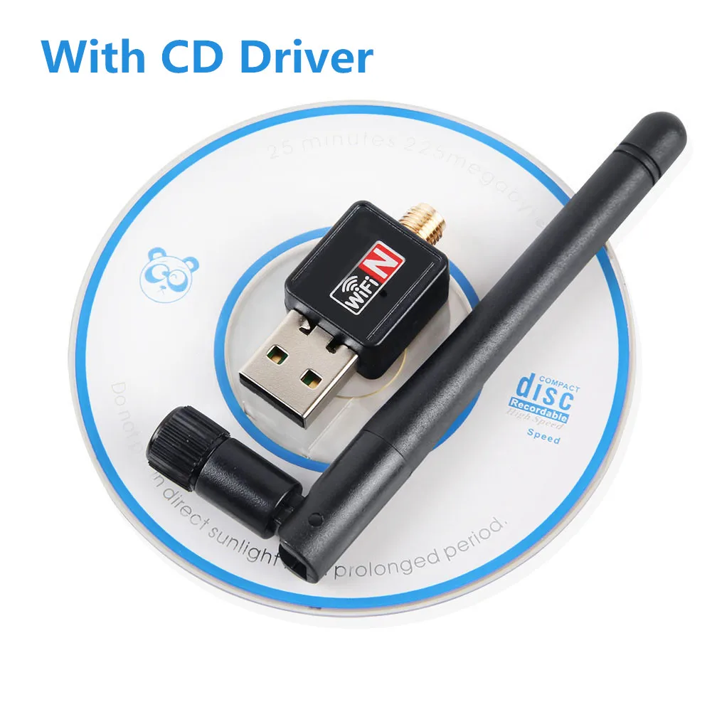 Беспроводной USB Wifi адаптер USB Lan Ethernet адаптер 150 Мбит/с 2 дБ антенна usb wifi ключ Сетевая Карта 802.11n/g/b PC Wifi приемник - Цвет: WA102152