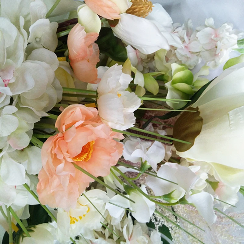 Сделай Сам украшение для вечеринки Шелковый Искусственный букет Гортензия