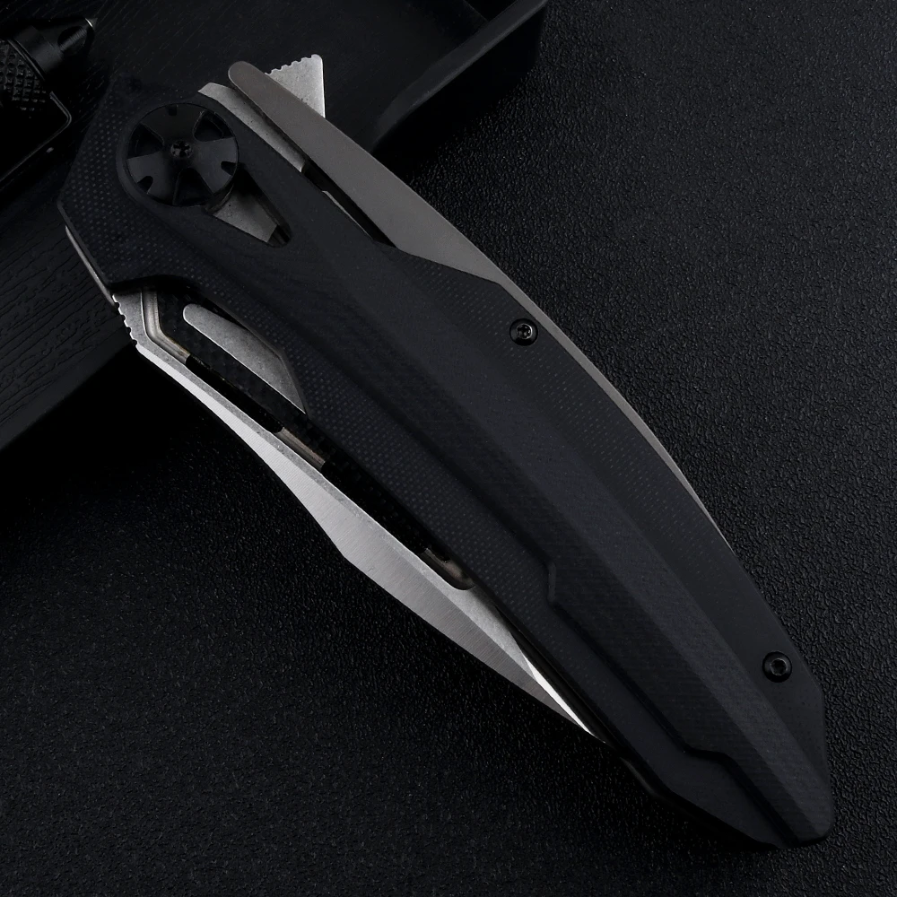 Складной нож Eafengrow ZT 0999 ZT0999 D2 карманный с лезвием из стали и углеродного волокна