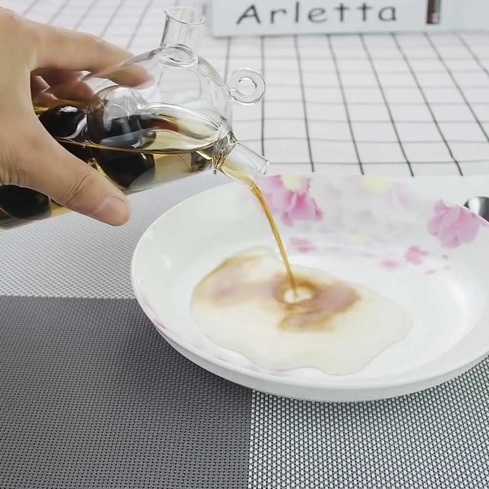 Креативный стеклянный горшок для масла и уксуса высокотемпературный чайный