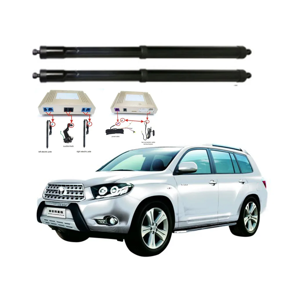 Автоматические электрические задние ворота для Toyota high Lander 2009 2015 с дистанционным