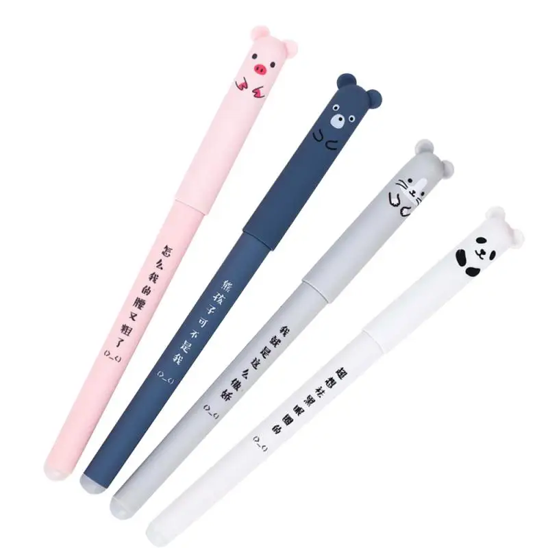 4 предмета в комплекте со стирающимися чернилами милые ручки 0 35 мм гелевая ручка