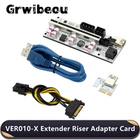 grwibeou riser ver010 x usb 3 0 pci e riser ver010 x express cable riser for video card x16 extender pci e riser card for mining