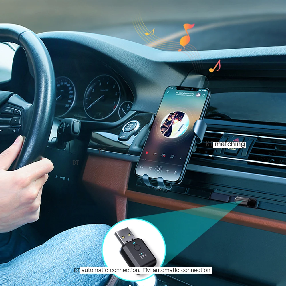 FM-трансмиттер автомобильный с поддержкой Bluetooth 5 1 и MP3 | Автомобили мотоциклы