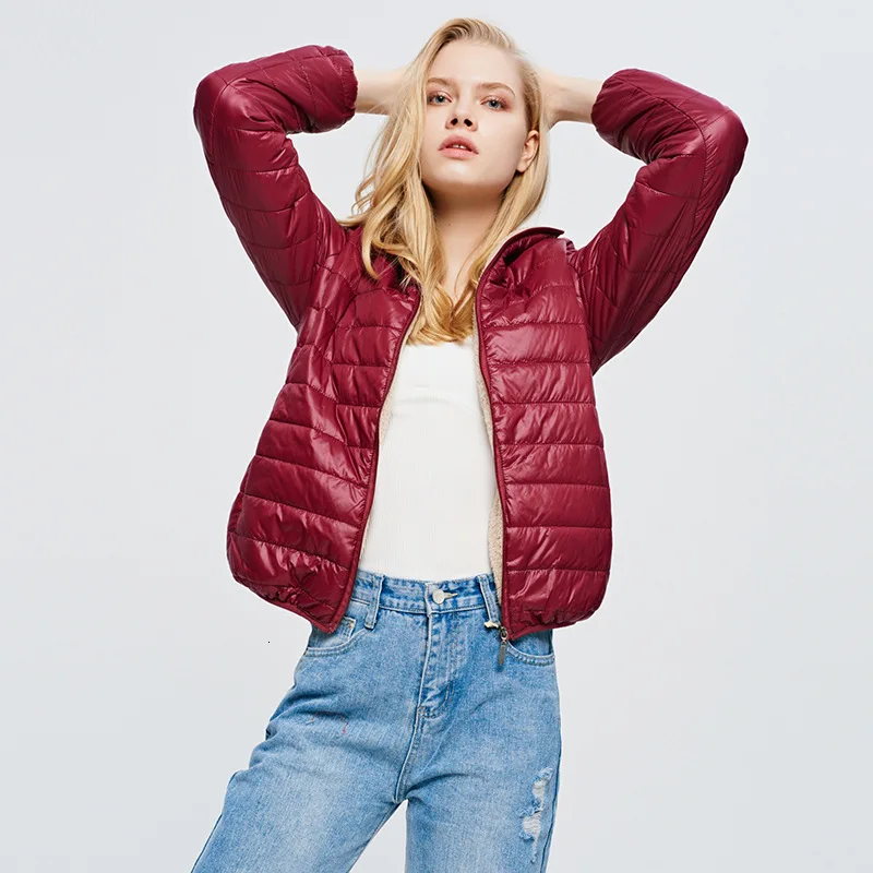 Cotton-wadded Jacket Women Thickening Padded Female Parkas Fashion Hooded Solid Loose Outerwear For Office Lady S-XXL | Женская одежда