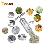 ydeapi stainless steel noodle maker press pasta machine crank cutter fruits juicer cookware making spaghetti kitchen tools
