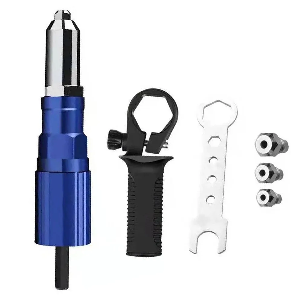 

Rivet Head Rivet Adapter Riveting Workshop Wrench Aluminum Alloy Conversion