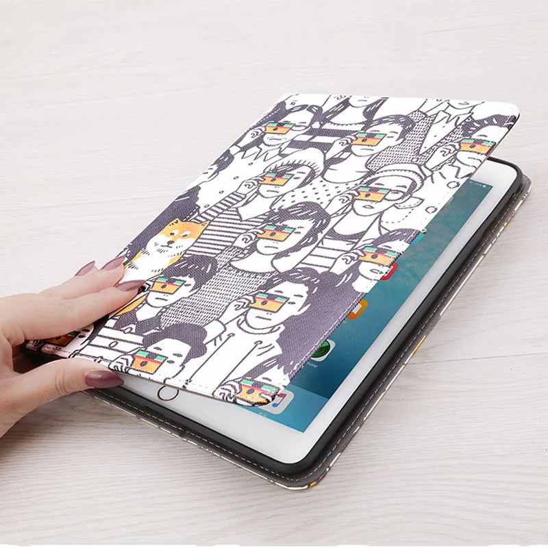 Для iPad Pro 11 чехол мультфильм ПУ; кожа; Силикон Мягкая задняя крышка флип смарт-стенд планшет чехол для Apple iPad Pro 11 чехол