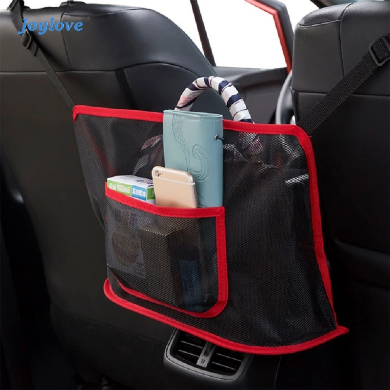 

Car Net Pocket Handbag Holder Car Seat Storage Between Seat Storage Pet Net Barrier Dog Net Barrier Auto Interior Accessories