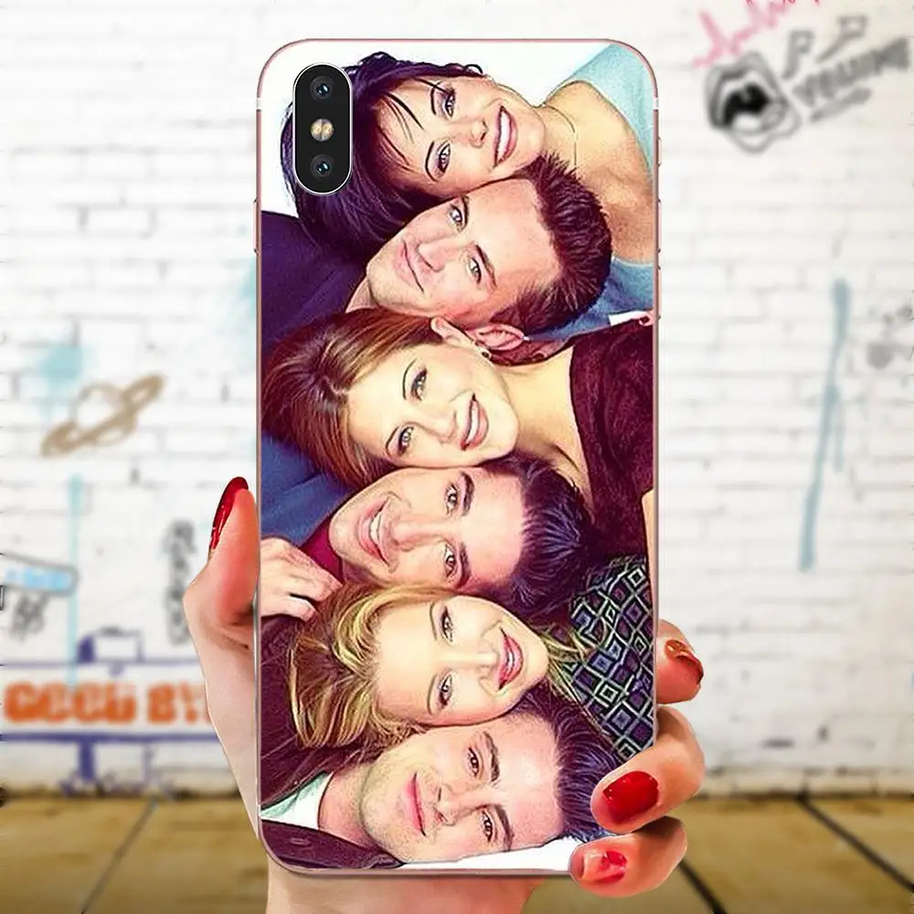 Прозрачный чехол из термополиуретана ДРУЗЬЯ Сезон ТВ для LG K50 Q6 Q7 Q8 Q60 X Мощность 2 3