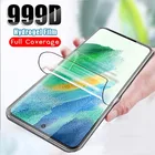 Гидрогелевая пленка для Samsung Galaxy S21 FE S20 S21 S10 Plus S20 Ultra S10 lite e, полное покрытие, защита экрана, не стекло
