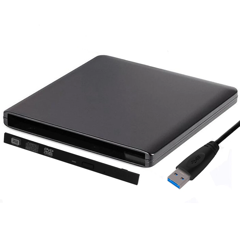 Тонкий твердый пластиковый USB 3 0 SATA 9 0/9 5 мм внешний корпус для DVD CD-ROM чехол