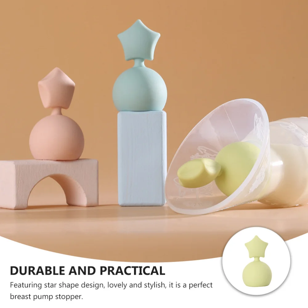 

1Pc Breast Pump Stopper Silicone Breast Pump Saver Breastfeeding Leakproof Plug