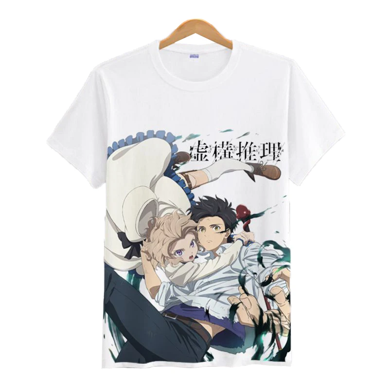 Футболка с изобретенным изображением аниме топы мультяшным рисунком в стиле