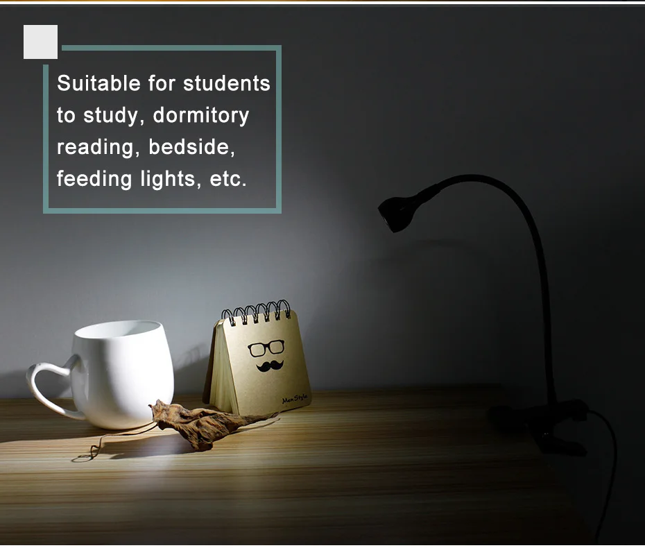 USB СВЕТОДИОДНЫЙ светильник для чтения книг, светильник DC5V mini leeslamp 3 Вт lampara, Гибкая Складная Лампа для защиты глаз, usb настольные лампы luz