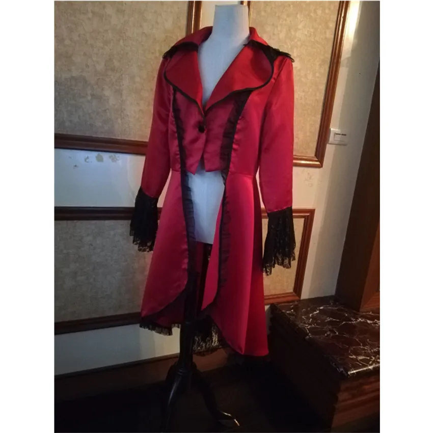 Женский Готический пиджак в стиле эпохи Возрождения бандажный смокинг