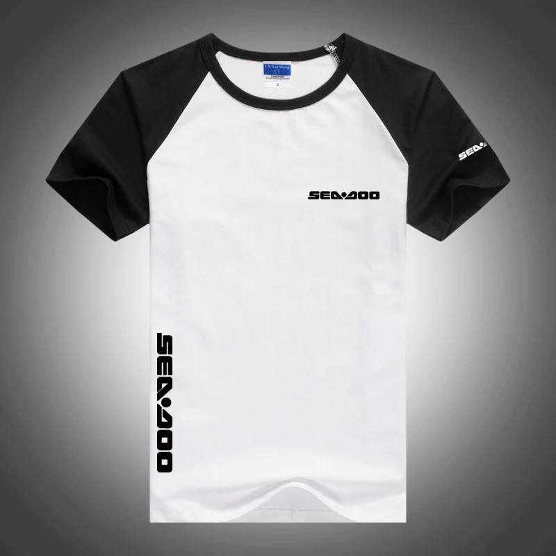 

Мужская Летняя Удобная футболка с круглым вырезом и принтом Sea Doo Seadoo Moto