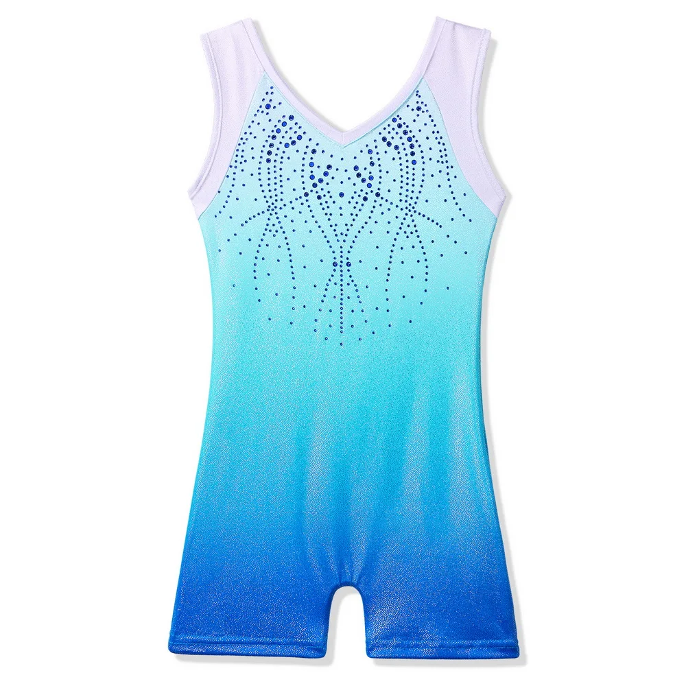 BAOHULU балетное трико для девочек; розовое гимнастическое трико без рукавов в свежем Стиле; дизайн рыбьей чешуи; балетное платье; Костюм Балерины