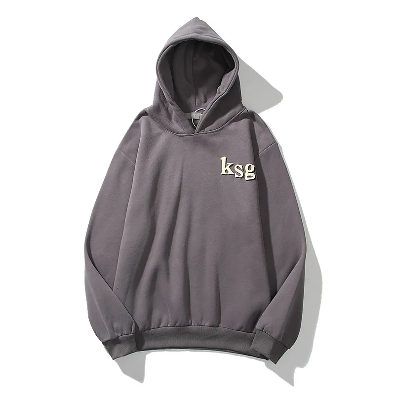 

Kanye West Pullover Fleece Hoodies Kendall Jenner Print Sweatshirt Stranger Things Foaming Printing Hoodies Streetwear Men