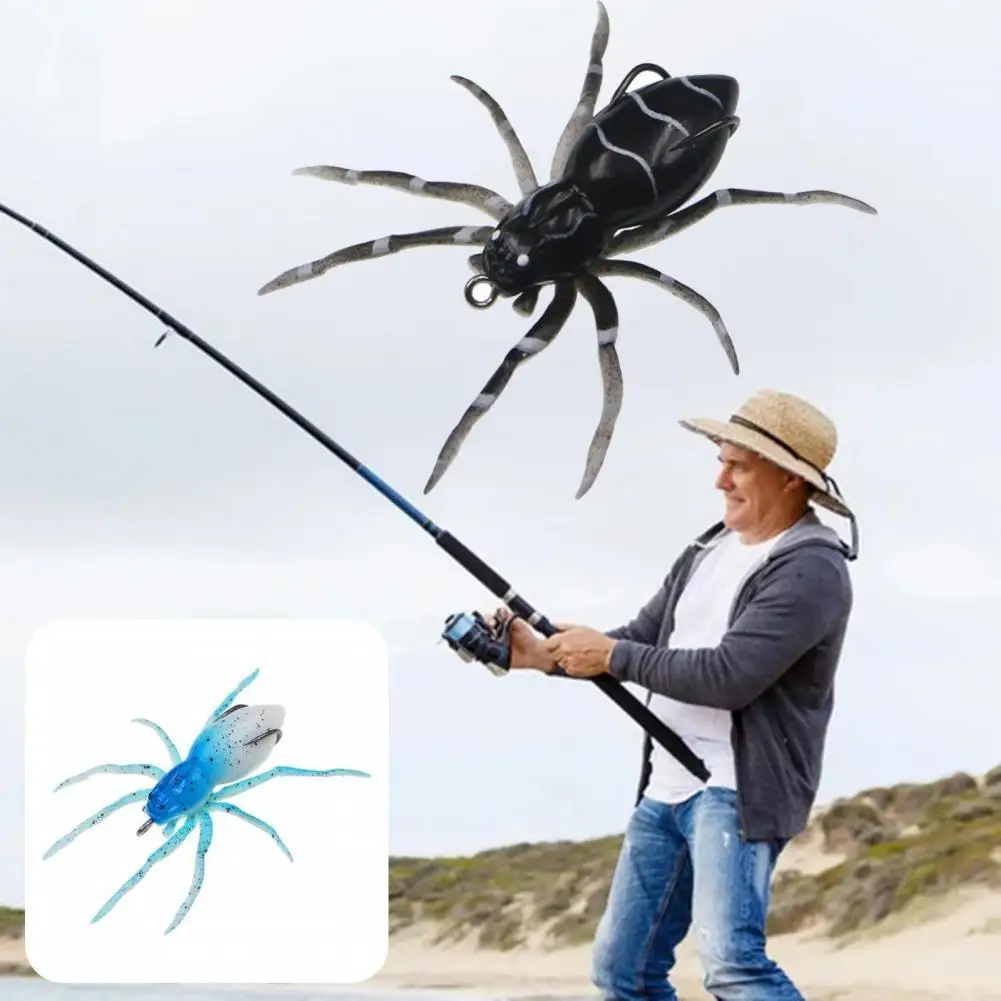 

Vivid Shape Anti-Corrosion Spider Soft Bait Silicone Artificial Lures for Sea