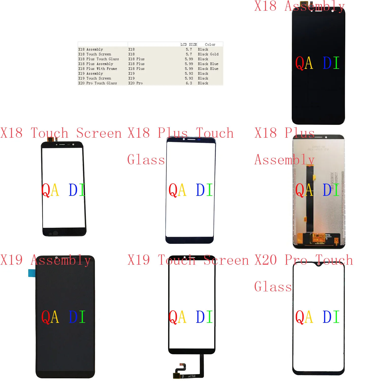 ЖК-дисплей с сенсорным экраном в сборе для Cubot X18 Plus Glass X20 Pro | Мобильные телефоны и
