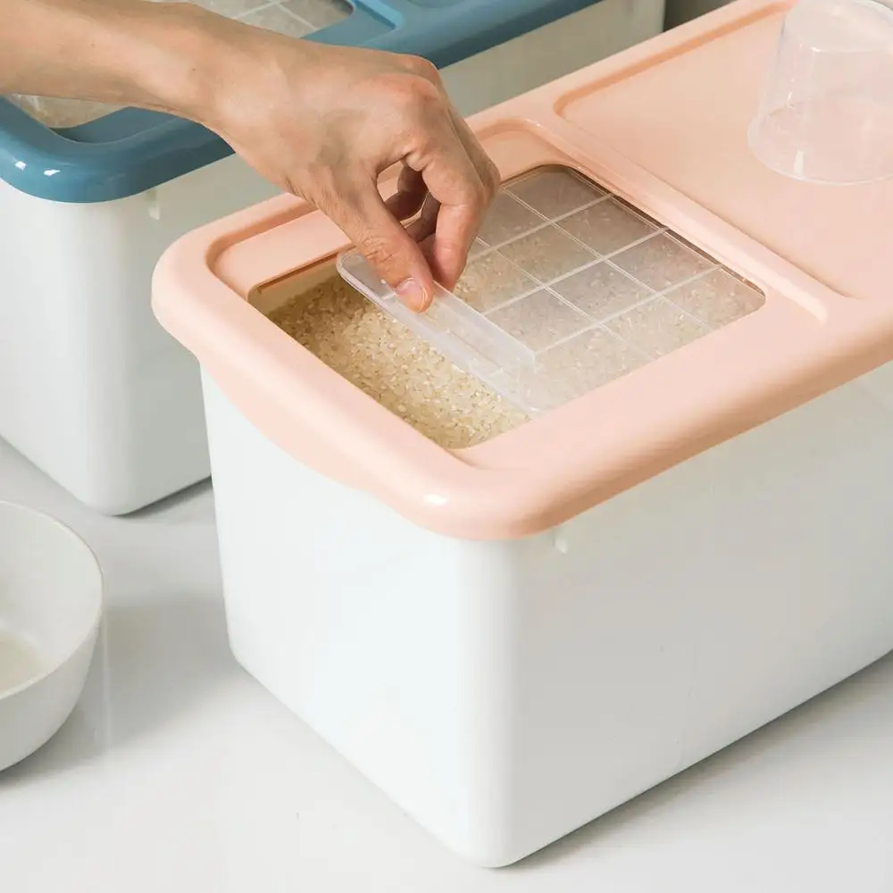 Пластиковый герметичный влагостойкий ящик для хранения Кухонный Контейнер