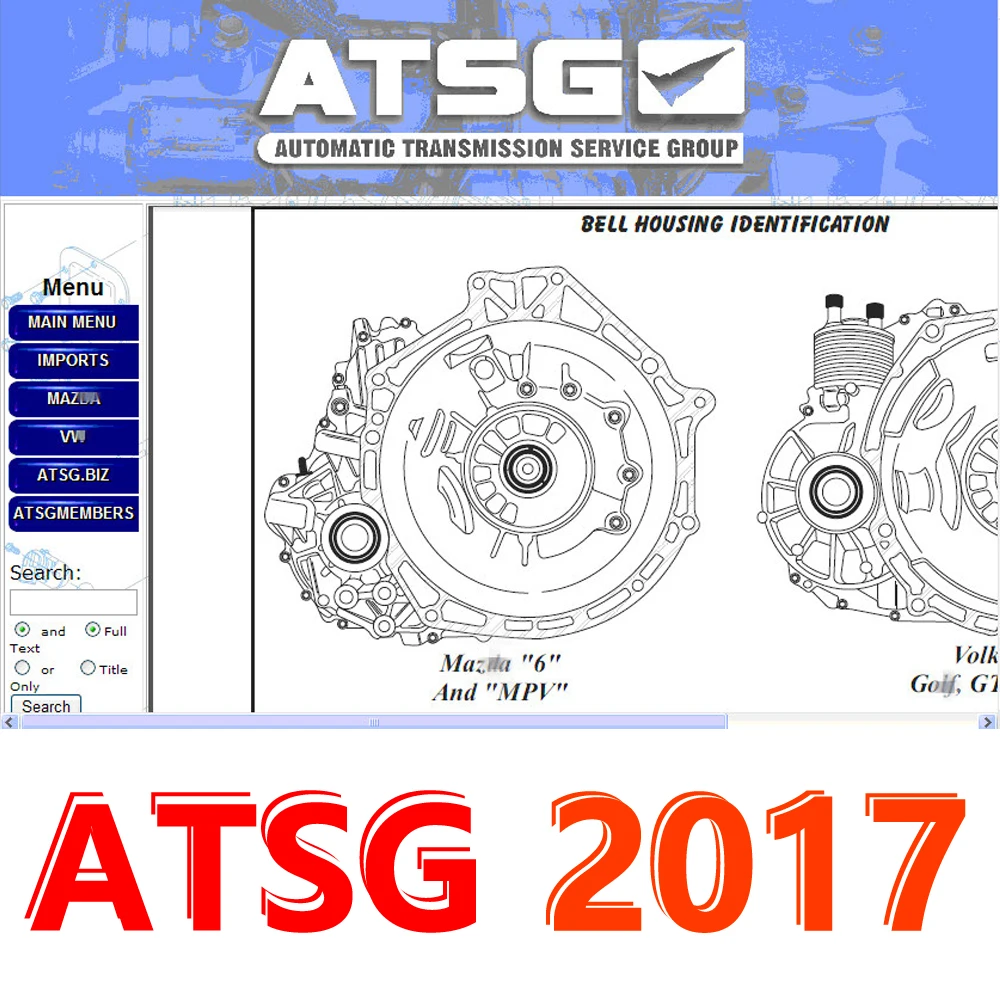 Горячая Распродажа ATSG 2017 программное обеспечение для ремонта автомобилей