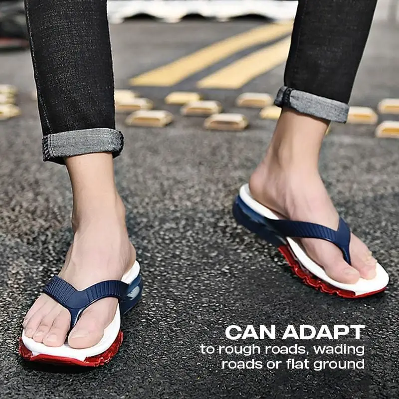 Шлепанцы мужские с воздушной подушкой пляжные сандалии дизайнерские