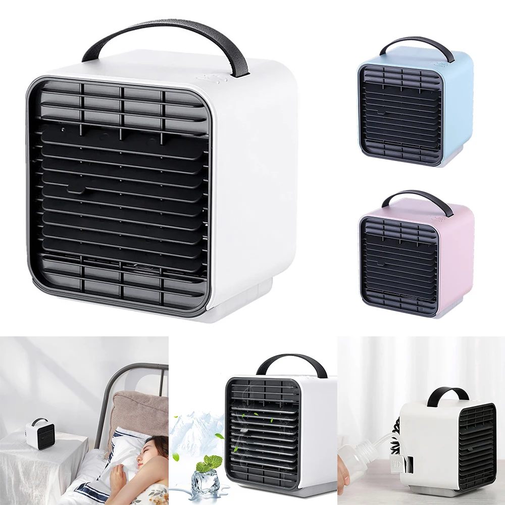 

Creative Mini Fan Air Purification And Humidification Fan Cooler Cooling Portable Super Mute Cooler For Office Cool Fans Home