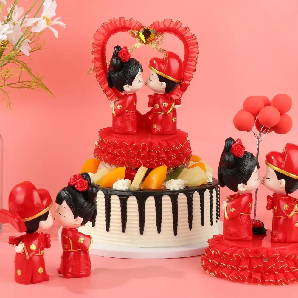 Романтический Топпер для торта невесты жениха пары свадебное украшение день