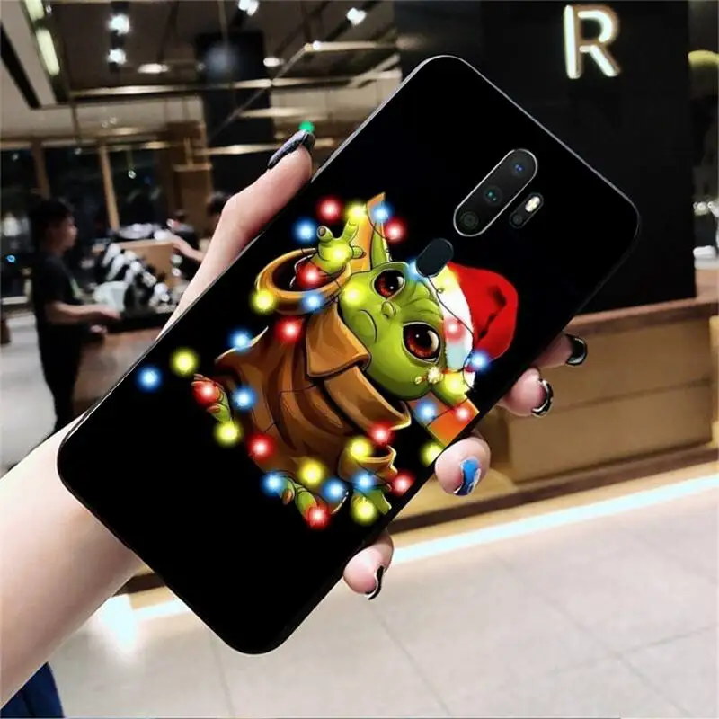 

LJHYDFCNB Cartoon Christmas Baby Planet Pet Phone Case For Oppo Reno2 Z 2Z Realme5 6 Pro R9 11 Plus 15 17 Pro