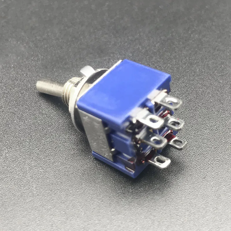 12 шт мини 2 Way тумблер Электрогитары переключатель басов 6Pin гитары переменного