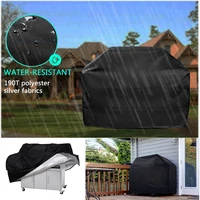 190t210d bbq cover waterproof weber charbroil grill cover rain protective barbecue cover round bbq grill outdoor dust cover