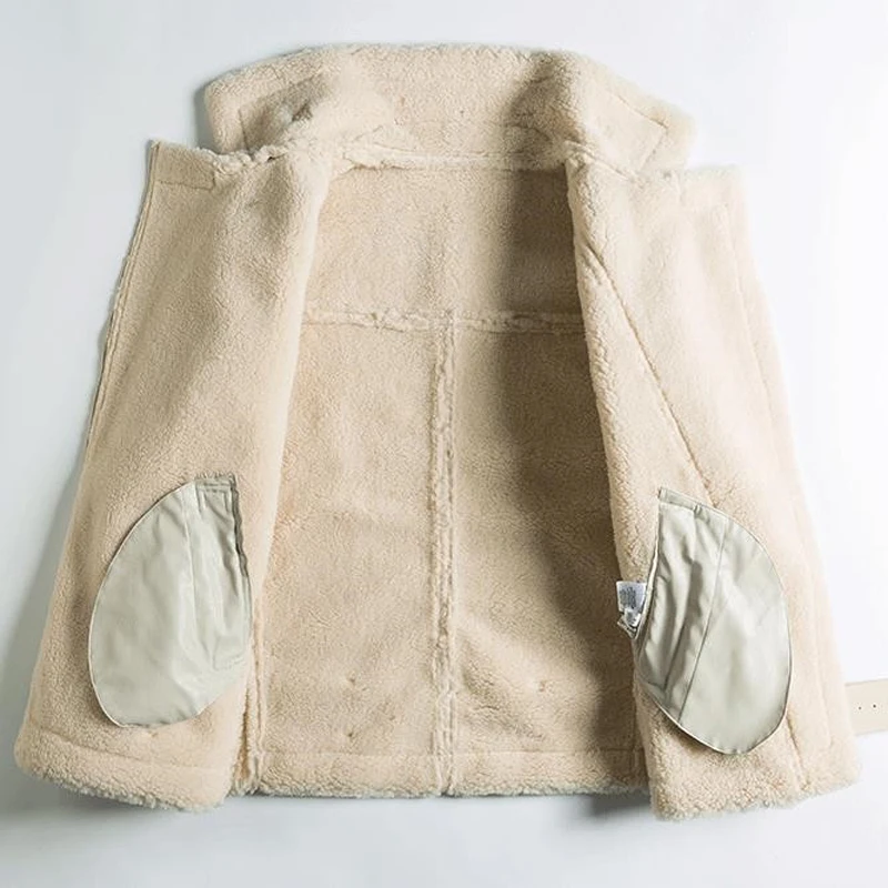 Повседневное модное шерстяное пальто женские зимние меховые автомобильное